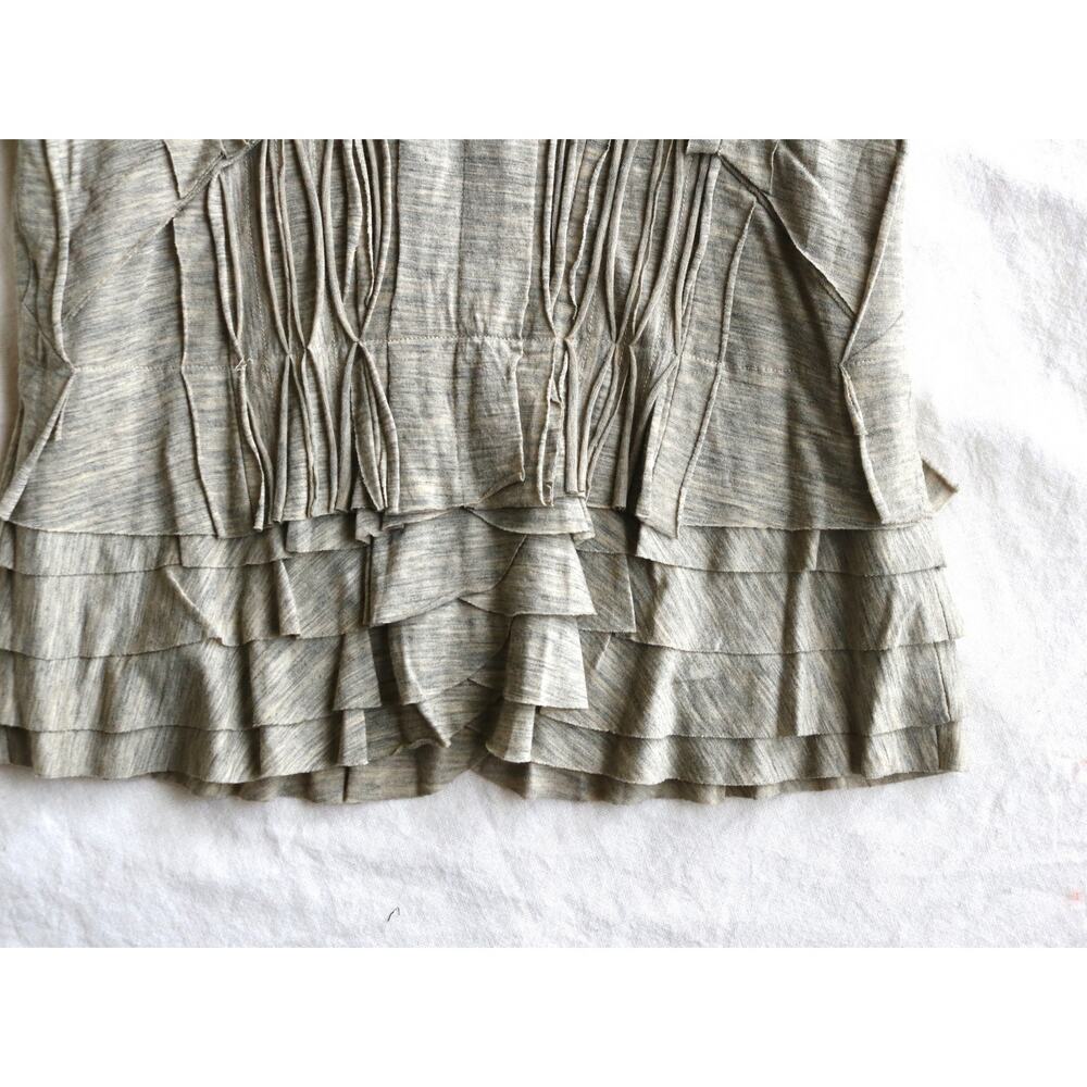 Marc Jacobs Soft Wool Marled Size 2 Layered Ruffle - Picture 7 of 10